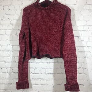 Derek heart sweater burgundy